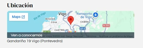 Ubicación almacen