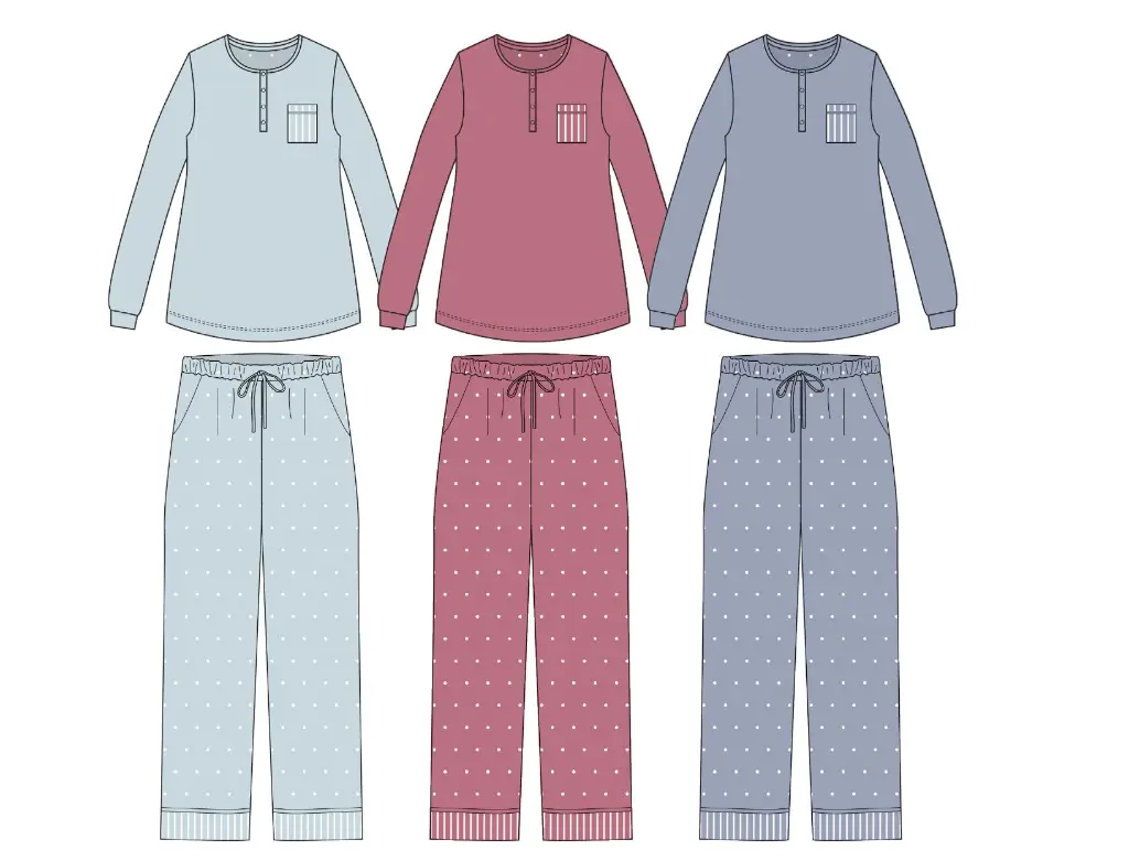 Pijama Little Unicorn D131 M/L fino