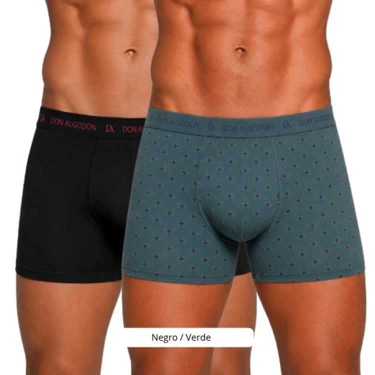 Boxer Don algodón PB736 pack2