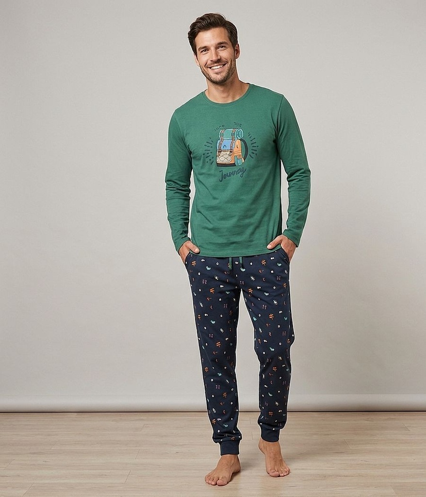 Pijama Dark Elephant VA001 100% alg M/L fino