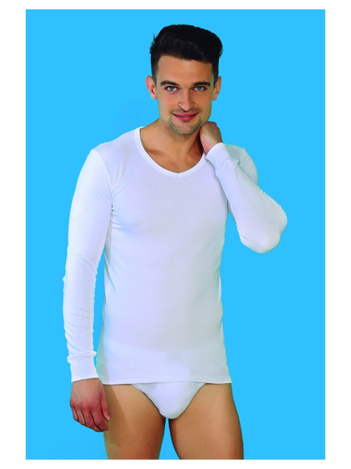 Camiseta Llorens 4480 M/L C/P felpa