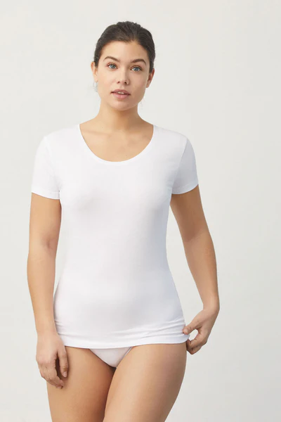 Camiseta Ysabel Mora 19147 m/c algodón (Blanco, S)