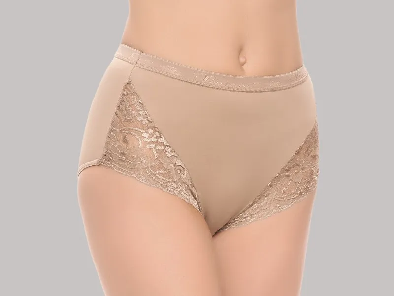 Braga faja Naiara 101 lycra encaje (Blanco, M)