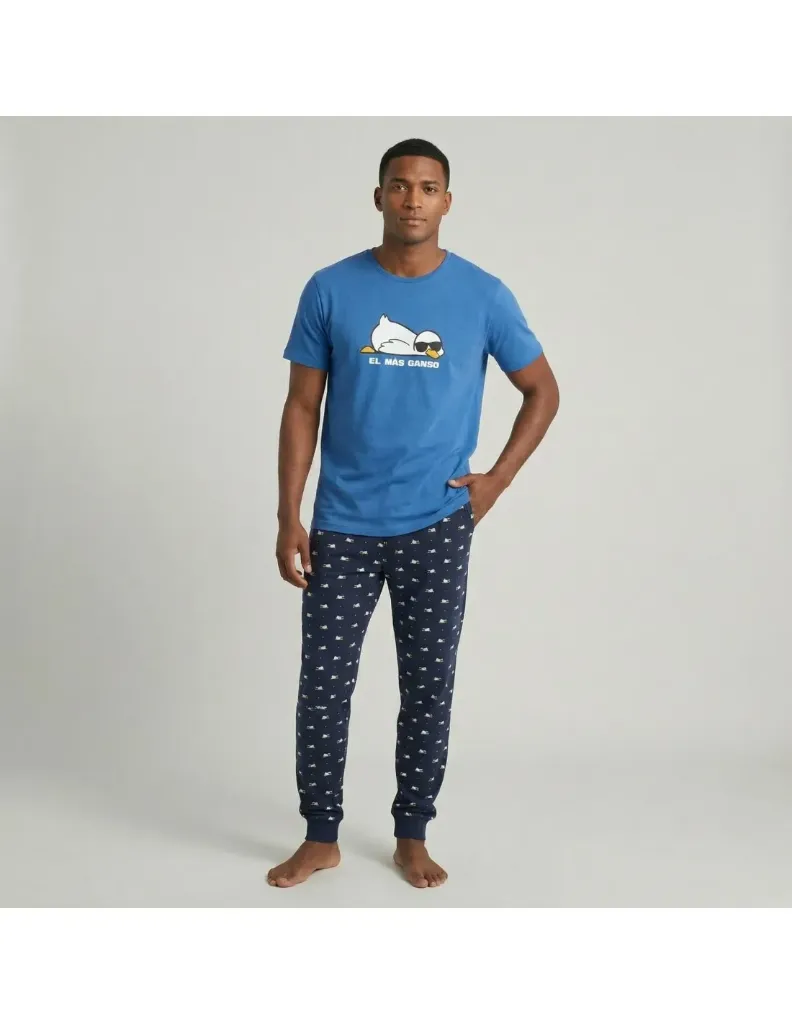 Pijama Dark Elephant V2662 3 piezas (Marino, S)