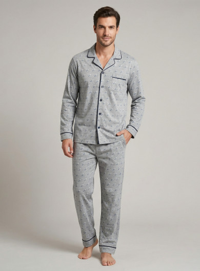 Pijama Dark Elephant V2655 abierto M/L