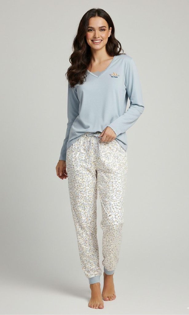 Pijama Little Unicorn D130 M/L fino (S, Rojo)