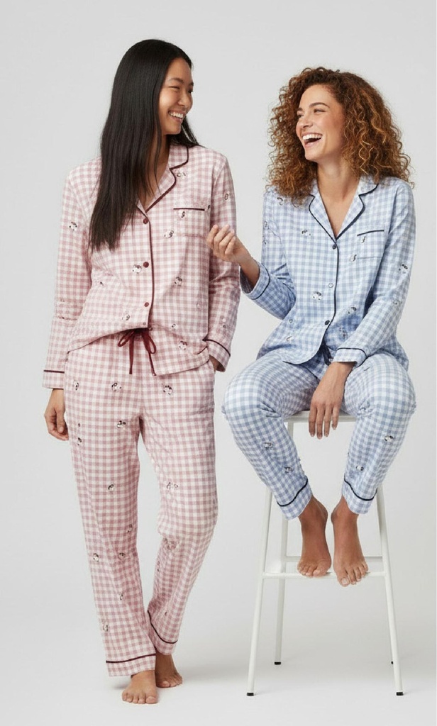 Pijama Little Unicorn D860 abierto felpa (S, Rose)