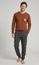 Pijama Dark Elephant RG801 M/L fino 100% algodón orgánico