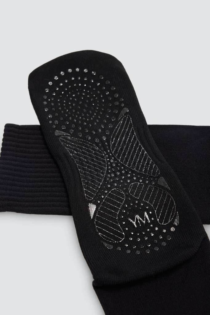 Calcetin Ysabel Mora 17399 Yoga/Pilates largo (Negro, 35-38)