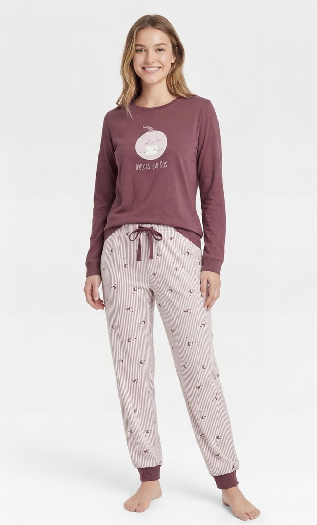 Pijama Little Unicorn D878 felpa (S, Celeste)